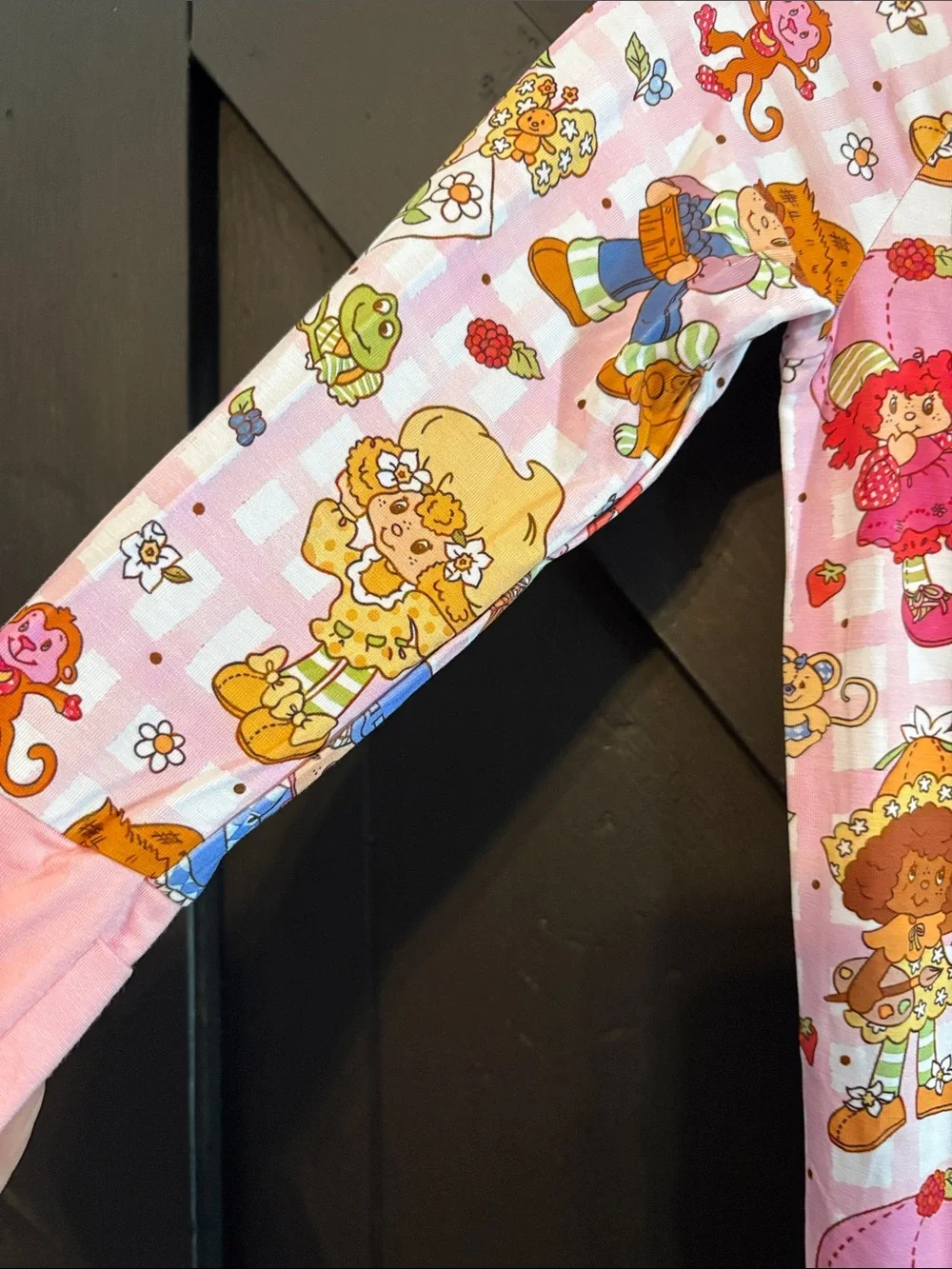 Pink Bamboo Strawberry Shortcake Character Zippie  for Kids